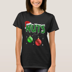 Fun Chest Nuts Christmas Matching Couple Chestnut T-Shirt