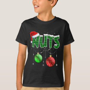 Fun Chest Nuts Christmas Matching Couple Chestnuts T-Shirt