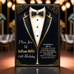 Fun Chic Suit Award Men Adult Tuxedo 18th Birthday Invitation<br><div class="desc">Step into a celebration of style with our "Fun Chic Suit Award" Men's Adult Tuxedo 18th Birthday Invitation! This invitation combines sophistication with a touch of fun, making it the perfect choice to mark the transition to adulthood. Dressed in a stylish tuxedo, the design sets a tone of excitement for...</div>