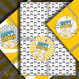 Fun Chicken Run in the Sun!  Wrapping Paper Sheet