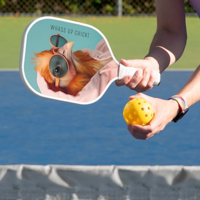 Fun chicken  stylish modern  pickleball paddle (Insitu)