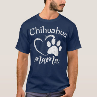 Fun Chihuahua Mama Pet Lover Apparel Dog Chichi Mo T-Shirt