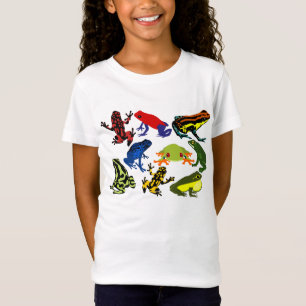 Fun children kids frog amphibians! Dart tree frogs T-Shirt