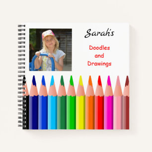 Fun Children's Doodle Sketchbook Notebook