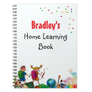 Fun Children's School Work Homework Notebook
