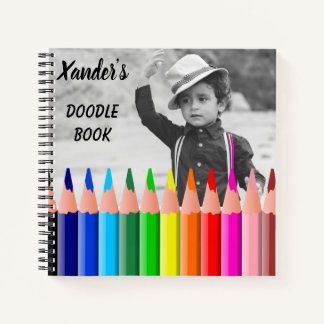 Fun Child's Personalised Spiral Notebook