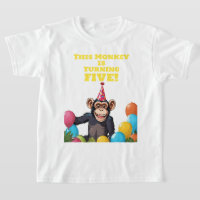 Fun Chimpanzee Kid's Wild Jungle Birthday