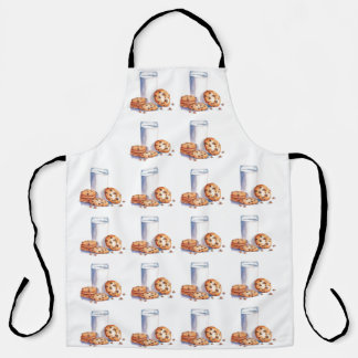 Fun Chocolate Chip Cookie All-Over Print Apron