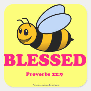 Fun Christian Square Sticker