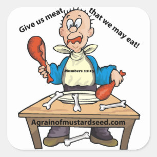 Fun Christian Square Sticker