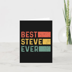 Fun Christmas Birthday Gift For Steve - Best Steve Card