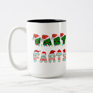 Fun Christmas Fart Two-Tone Coffee Mug