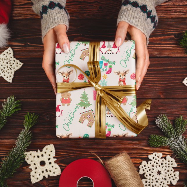 FUN CHRISTMAS FESTIVE JOY GIFT WRAPPING PAPER (Creator Uploaded)