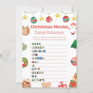 Fun Christmas Game - Not Editable - Invitation