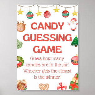 Fun Christmas Game - Not Editable Poster