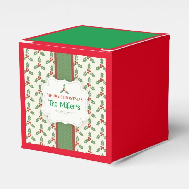 FUN! Christmas Gift Box - Personalised -Add Name (Front Side)