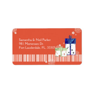 Fun Christmas Gifts Holiday Address Label