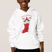 Fun Christmas Gnome in Red Stocking Candy Canes
