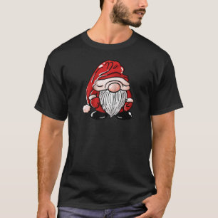 Fun Christmas Happy Gnome I m So Freaking Merry Ra T-Shirt