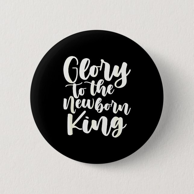 Fun Christmas Holiday Saying Religious Christian E 6 Cm Round Badge (Front)