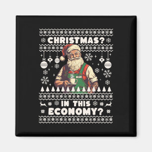 Fun Christmas In This Economy Inflation Ugly Chris Magnet