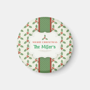 FUN! Christmas Magnet - Personalised -Add Name