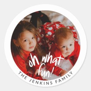 Fun Christmas Photo Sticker