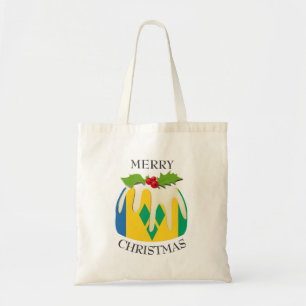 Fun   Christmas Pudding   ST VINCENT FLAG Tote Bag