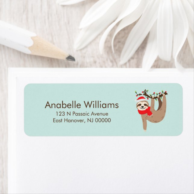 Fun Christmas Sloth (Insitu)