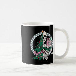 Fun Christmas Sorta Merry Sorta Scary Skeleton Xma Coffee Mug