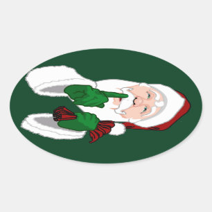 Fun Christmas Stickers Cute Santa Clause Stickers
