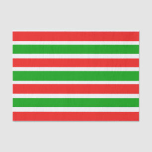 Fun Christmas Stripes Tissue Paper
