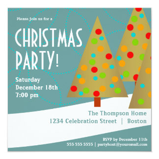 fun christmas party invitations