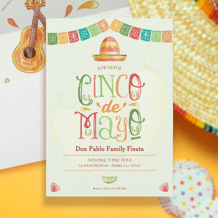 Fun Cinco de Mayo Fiesta Invitation