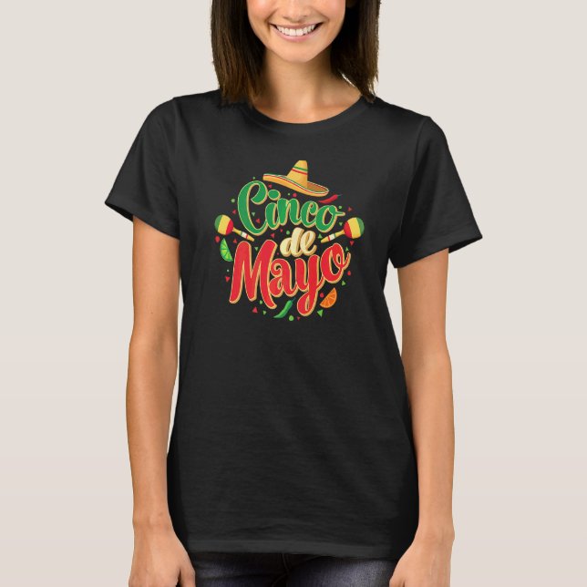 Fun Cinco De Mayo T-Shirt (Front)