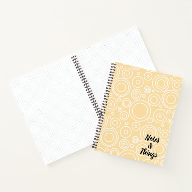 Fun Circle Pattern Notebook (Inside)