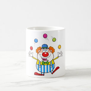 Fun Circus Clown Juggling Balls Coffee Mug