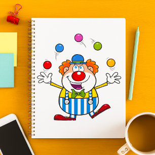 Fun Circus Clown Juggling Balls Planner