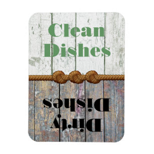 Fun Clean / Dirty Dishwasher Magnet