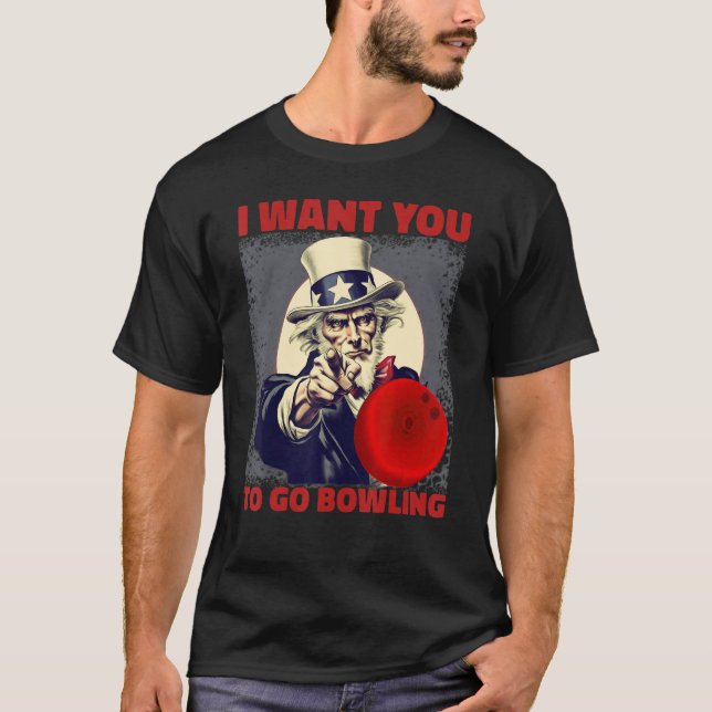Fun Clever Team League Patriotic I Want You To Go  T-Shirt (Front)