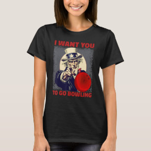 Fun Clever Team League Patriotic I Want You To Go T-Shirt