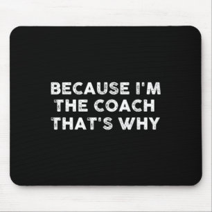 Fun Coach Sports Football Basketball Soccer Hockey Mouse Mat