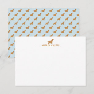 Fun Cocker Spaniel Lovers Personalised Thank You Card