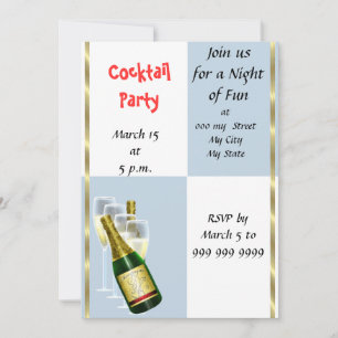 Fun Cocktail Party Invitation