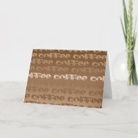Fun Coffee Lover Caffeinated Birthday Card