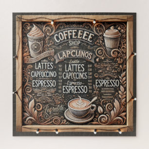 Fun coffee shop lovers  jigsaw puzzle