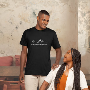 fun Coffee Work Quote Drink coffee, stay focused T-Shirt