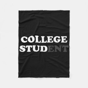 Fun College Student Gifts For Men College Stud Sar Fleece Blanket