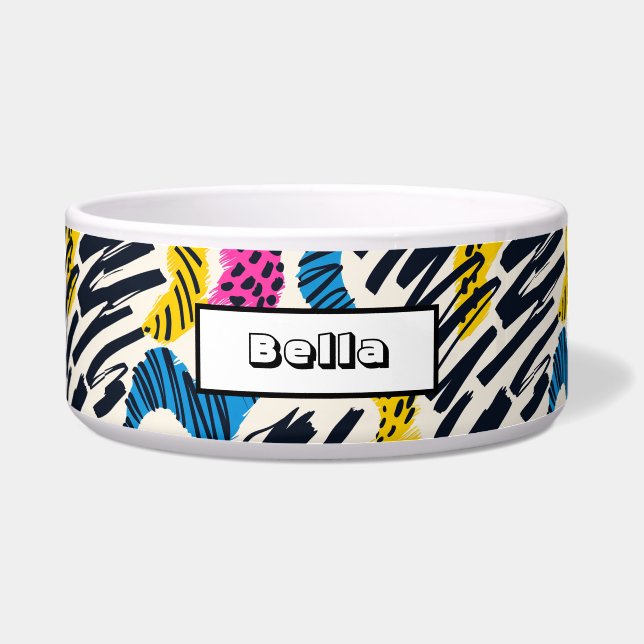 Fun colorful abstract drawing of animal patterns (Front)
