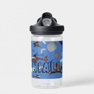 Fun Colorful Aviation Water Bottle
